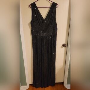 Grace Karin Black Sequin Maxi Dress